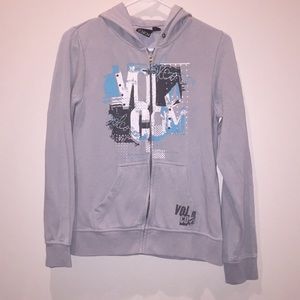 Volcom zip up sweatshirt (M)